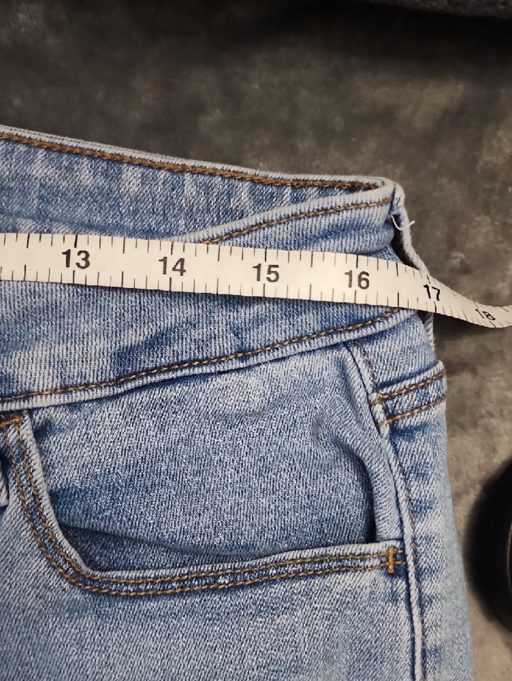 Old Navy Light Blue Women's Super Skinny Jeans Size 14 Tall - Picture 4 of 8